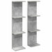 Raft de perete 2 pcs Gri Beton 22 x 15 x 100 cm Lemn prelucrat - WALTI WALTI