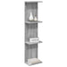 Raft de perete 2 pcs Sonoma gri 22 x 15 x 100 cm Lemn prelucrat - WALTI WALTI