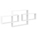 Raft de perete Alb 130 x 10 x 50 cm Lemn prelucrat - WALTI WALTI