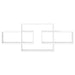 Raft de perete Alb 130 x 10 x 50 cm Lemn prelucrat - WALTI WALTI