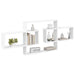 Raft de perete Alb 130 x 10 x 50 cm Lemn prelucrat - WALTI WALTI