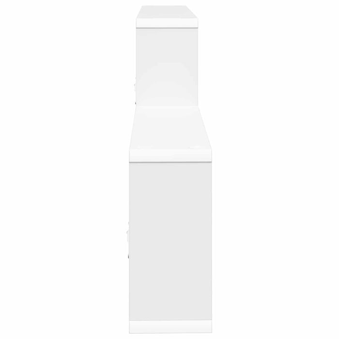 Raft de perete Alb 130 x 10 x 50 cm Lemn prelucrat - WALTI WALTI