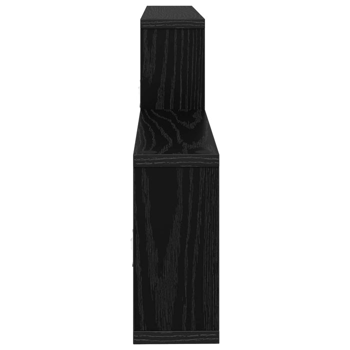 Raft de perete Stejar Negru 130 x 10 x 50 cm Lemn prelucrat - WALTI WALTI
