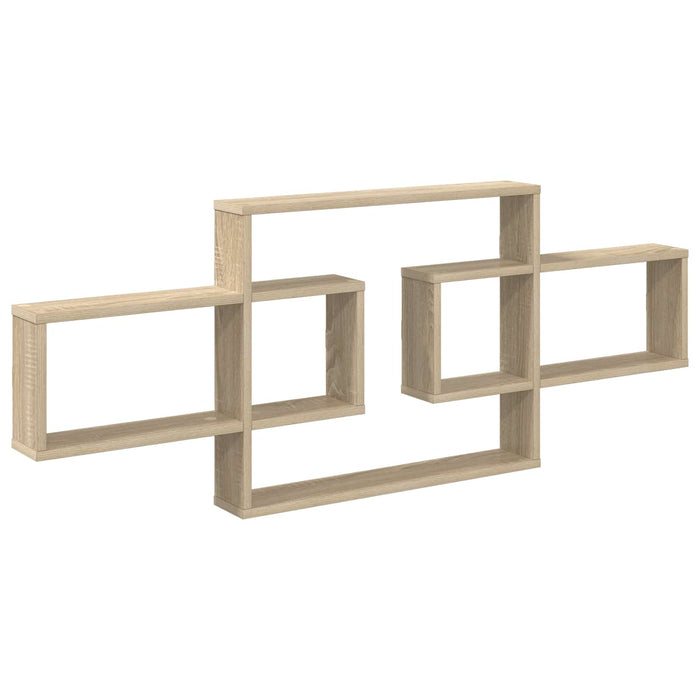 Raft de perete Stejar Sonoma 130 x 10 x 50 cm Lemn prelucrat - WALTI WALTI