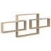 Raft de perete Stejar Sonoma 130 x 10 x 50 cm Lemn prelucrat - WALTI WALTI