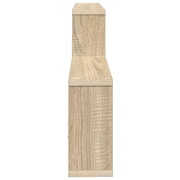 Raft de perete Stejar Sonoma 130 x 10 x 50 cm Lemn prelucrat - WALTI WALTI
