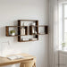 Raft de perete Stejar fumuriu 130 x 10 x 50 cm Lemn prelucrat - WALTI WALTI