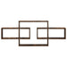 Raft de perete Stejar fumuriu 130 x 10 x 50 cm Lemn prelucrat - WALTI WALTI