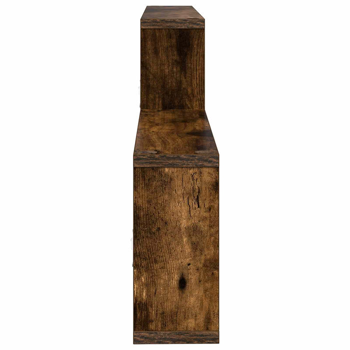 Raft de perete Stejar fumuriu 130 x 10 x 50 cm Lemn prelucrat - WALTI WALTI