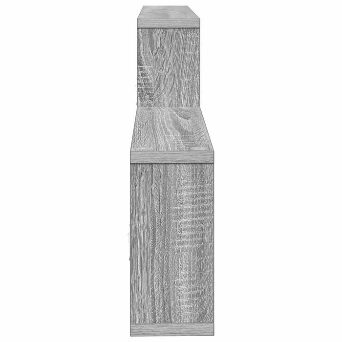 Raft de perete Sonoma gri 130 x 10 x 50 cm Lemn prelucrat - WALTI WALTI