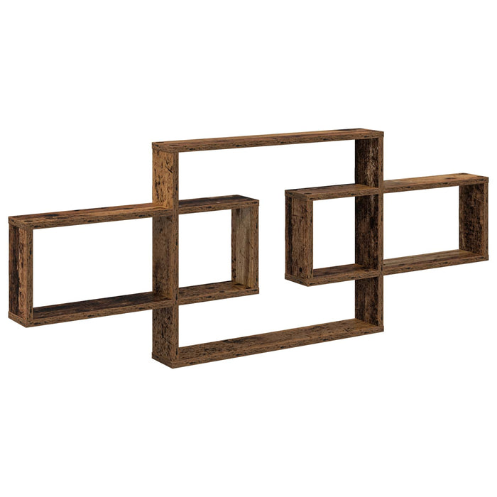 Raft de perete Lemn vechi 130 x 10 x 50 cm Lemn prelucrat - WALTI WALTI