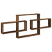 Raft de perete Lemn vechi 130 x 10 x 50 cm Lemn prelucrat - WALTI WALTI
