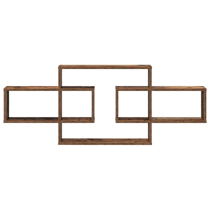 Raft de perete Lemn vechi 130 x 10 x 50 cm Lemn prelucrat - WALTI WALTI