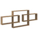 Raft de perete Stejar Artizanal 130 x 10 x 50 cm Lemn prelucrat - WALTI WALTI