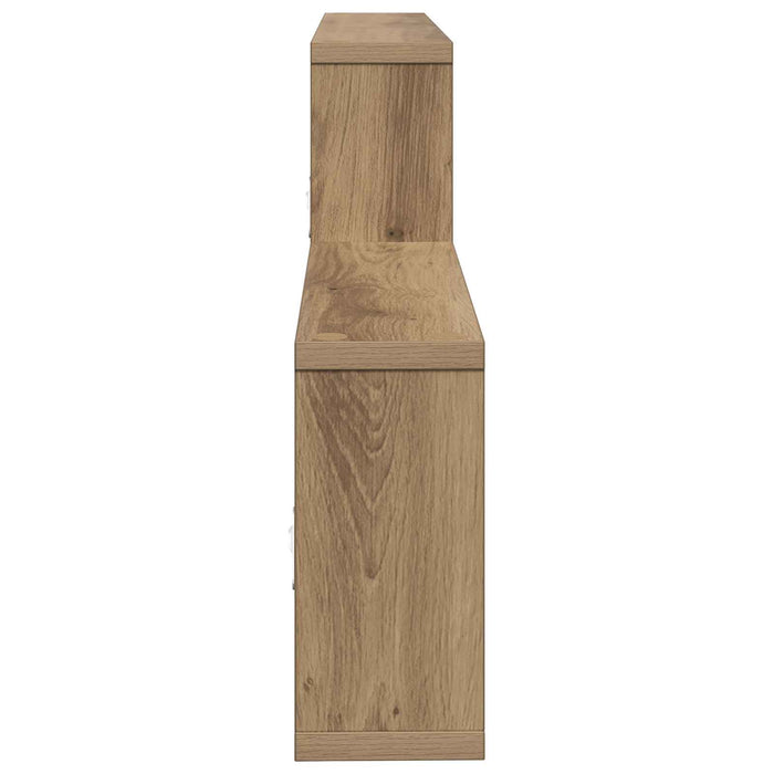 Raft de perete Stejar Artizanal 130 x 10 x 50 cm Lemn prelucrat - WALTI WALTI