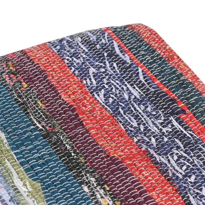 bancă 40 x 30 x 45 cm Piele Naturală Multicolour WALTI