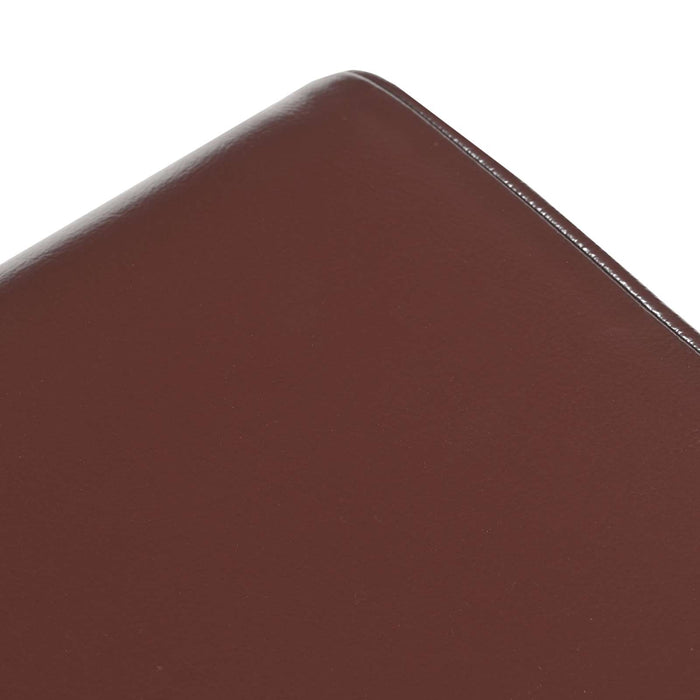 bancă 60 x 30 x 45 cm Piele Naturală Maro închis WALTI