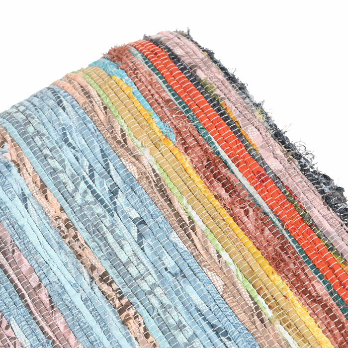 bancă 60 x 30 x 45 cm Piele Naturală Multicolour WALTI