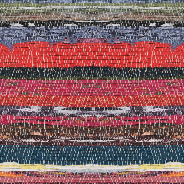 bancă 110 x 30 x 45 cm Piele Naturală Multicolour WALTI