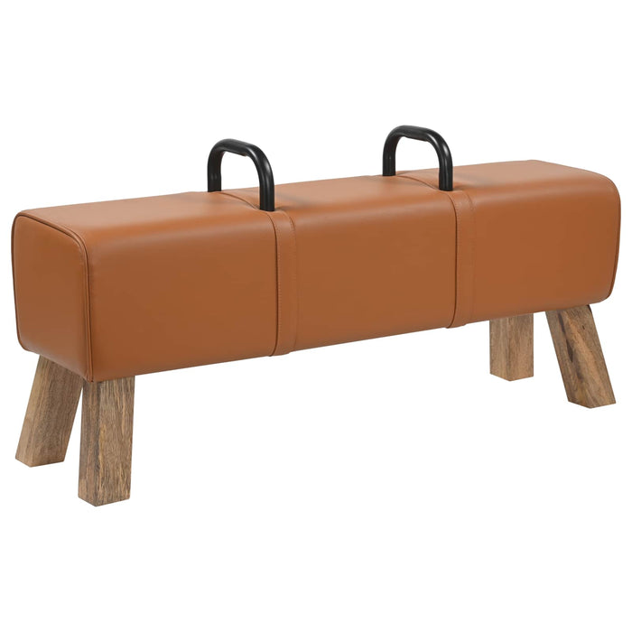 bancă Maro 110 x 30 x 45 cm Piele Naturală WALTI