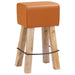 Scaun de bar 2 buc. Maro 44 x 33 x 74 cm Piele Naturală - WALTI WALTI