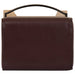 Scaun de bar 2 buc. Maro închis 44 x 33 x 74 cm Piele Naturală - WALTI WALTI