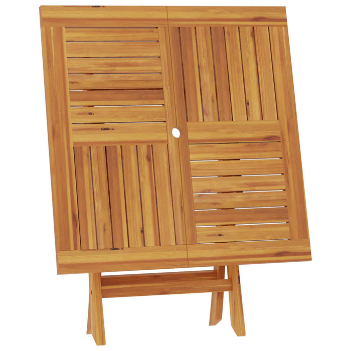 Masă pliabilă de grădină natural 90 x 90 x 75 cm WALTI