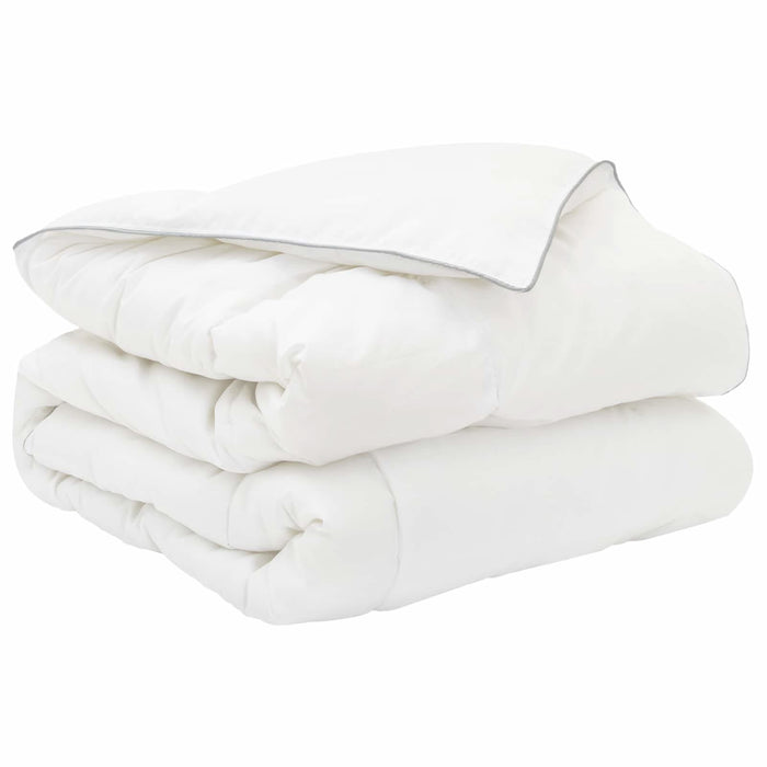 Set de Pături cu pernă 2 pcs Alb Bambus WALTI