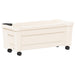 Ghiveci Calypso cu roți Alb 79 x 35 x 33 cm PP - WALTI WALTI