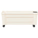 Ghiveci Calypso cu roți Alb 79 x 35 x 33 cm PP - WALTI WALTI