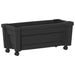 Ghiveci Calypso cu roți Antracit 79 x 35 x 33 cm PP - WALTI WALTI
