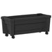 Ghiveci Calypso cu roți Antracit 79 x 35 x 33 cm PP - WALTI WALTI