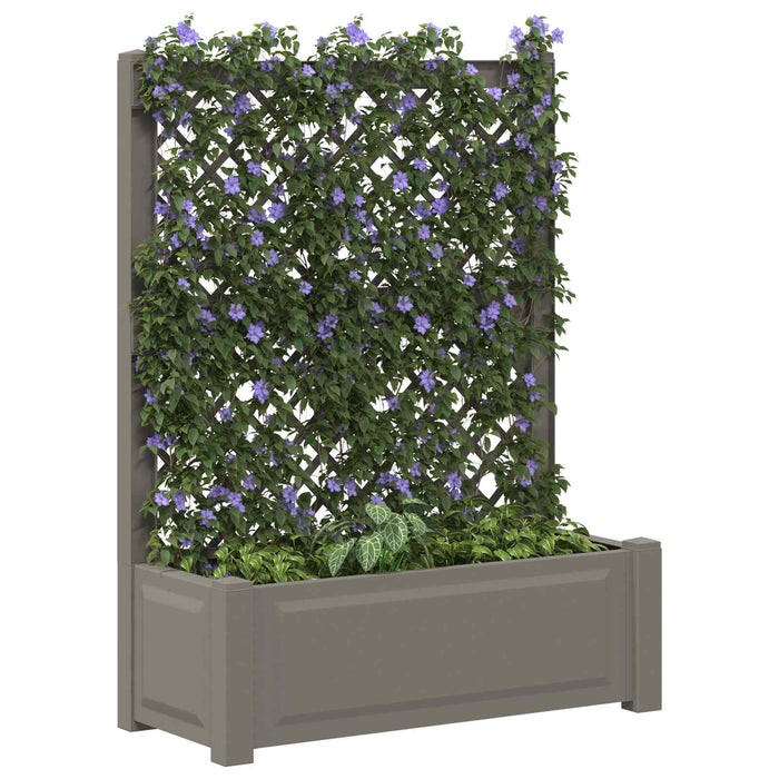 Vază mare cu suport Gri 99,5 x 43 x 133,5 cm PP - WALTI WALTI