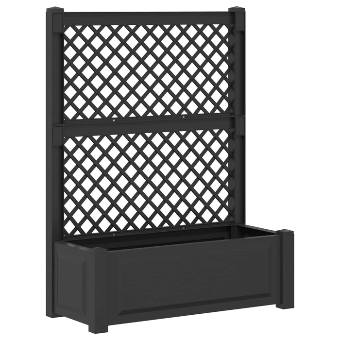 Vază mare cu suport Antracit 99,5 x 43 x 133,5 cm PP - WALTI WALTI