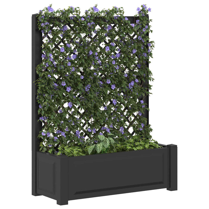Vază mare cu suport Antracit 99,5 x 43 x 133,5 cm PP - WALTI WALTI