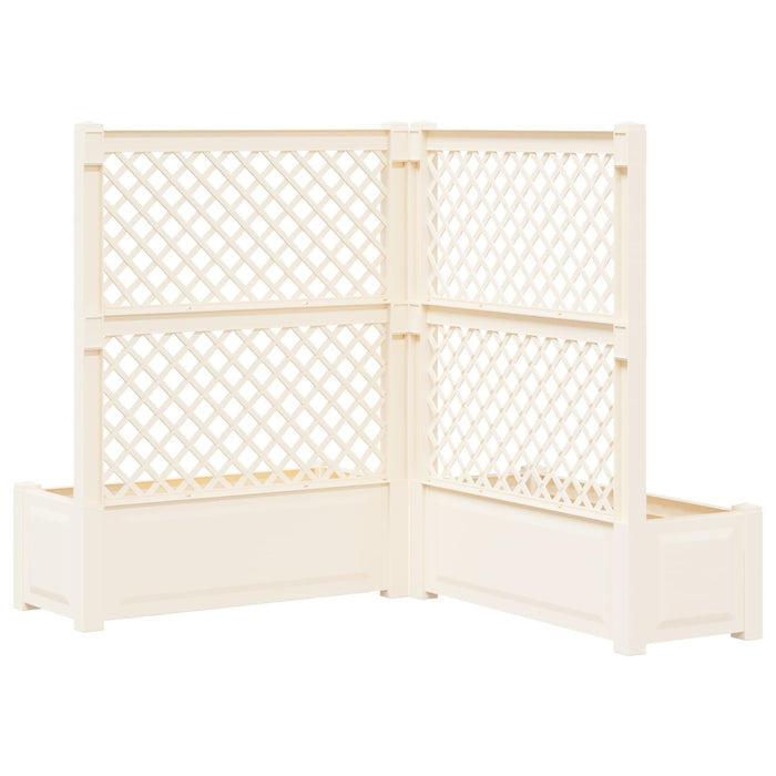 Vază mare cu suport 2 pcs Alb 143 x 143 x 133,5 cm PP - WALTI WALTI