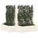 Vază mare cu suport 2 pcs Alb 143 x 143 x 133,5 cm PP - WALTI WALTI