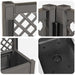 Vază mare cu suport 2 pcs Gri 143 x 143 x 133,5 cm PP - WALTI WALTI