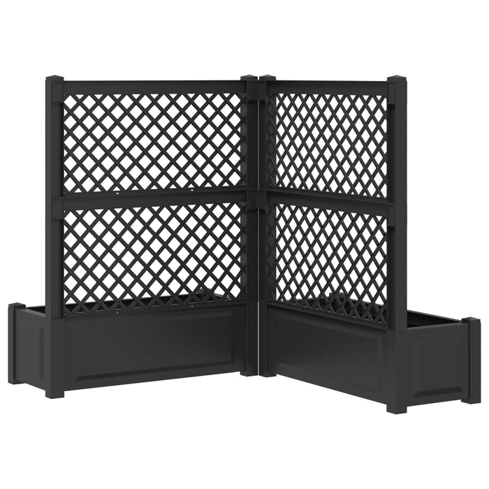 Vază mare cu suport 2 pcs Antracit 143 x 143 x 133,5 cm PP - WALTI WALTI