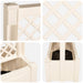 Ghiveci mare cu trellis Alb 99,5 x 43 x 133,5 PP - WALTI WALTI