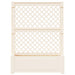 Ghiveci mare cu trellis Alb 99,5 x 43 x 133,5 PP - WALTI WALTI