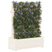 Ghiveci mare cu trellis Alb 99,5 x 43 x 133,5 PP - WALTI WALTI