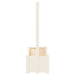 Ghiveci mare cu trellis Alb 99,5 x 43 x 133,5 PP - WALTI WALTI