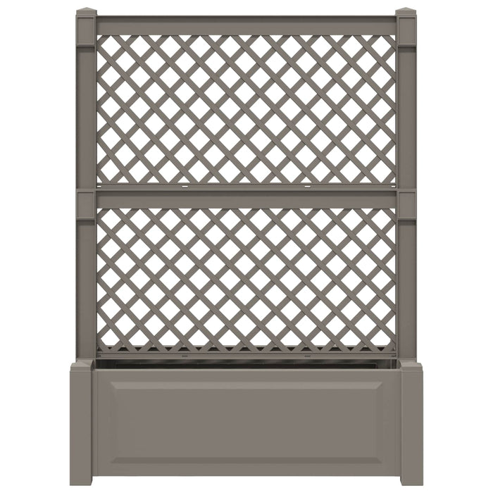 Ghiveci mare cu trellis Gri 99,5 x 43 x 133,5 PP - WALTI WALTI