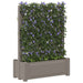 Ghiveci mare cu trellis Gri 99,5 x 43 x 133,5 PP - WALTI WALTI