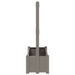 Ghiveci mare cu trellis Gri 99,5 x 43 x 133,5 PP - WALTI WALTI
