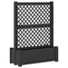 Ghiveci mare cu trellis Antracit 99,5 x 43 x 133,5 PP - WALTI WALTI