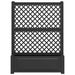 Ghiveci mare cu trellis Antracit 99,5 x 43 x 133,5 PP - WALTI WALTI