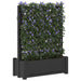 Ghiveci mare cu trellis Antracit 99,5 x 43 x 133,5 PP - WALTI WALTI