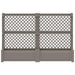 Ghiveci mare cu trellis 2 pcs Gri 200 x 43 x 133,5 cm PP - WALTI WALTI